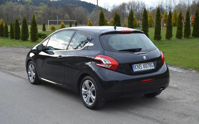 Peugeot 208 cena 28900 przebieg: 109000, rok produkcji 2012 z Złotoryja małe 67